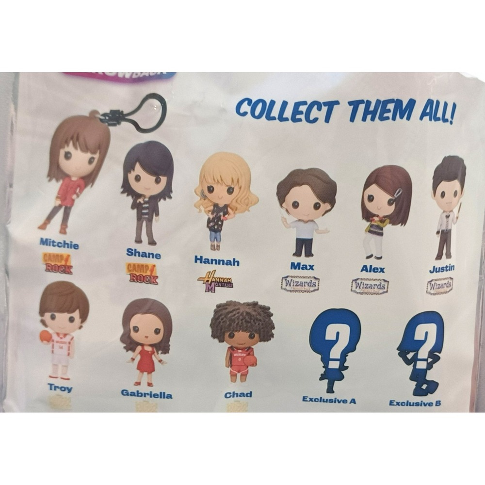 Disney Throwback Hannah Montana Miley Cyrus 3D Figure Bag Clip Keychain - Picture 8 of 8